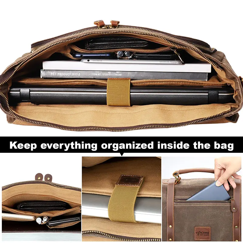 China Vintage Genuine Leather Men's Laptop Messenger Bag Manufacturer, Factory