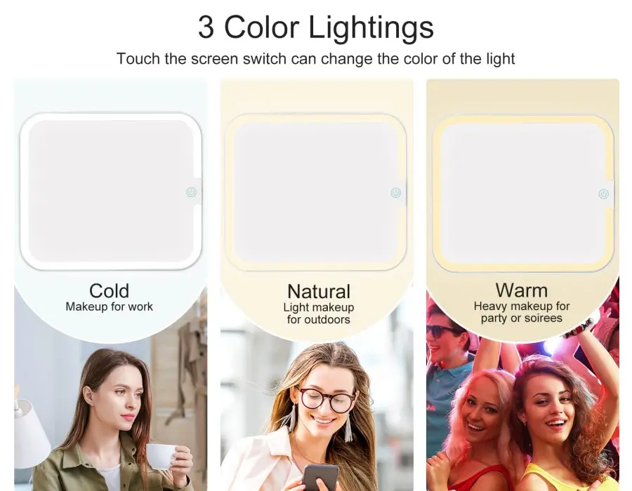 Lighted Makeup Mirror Feature