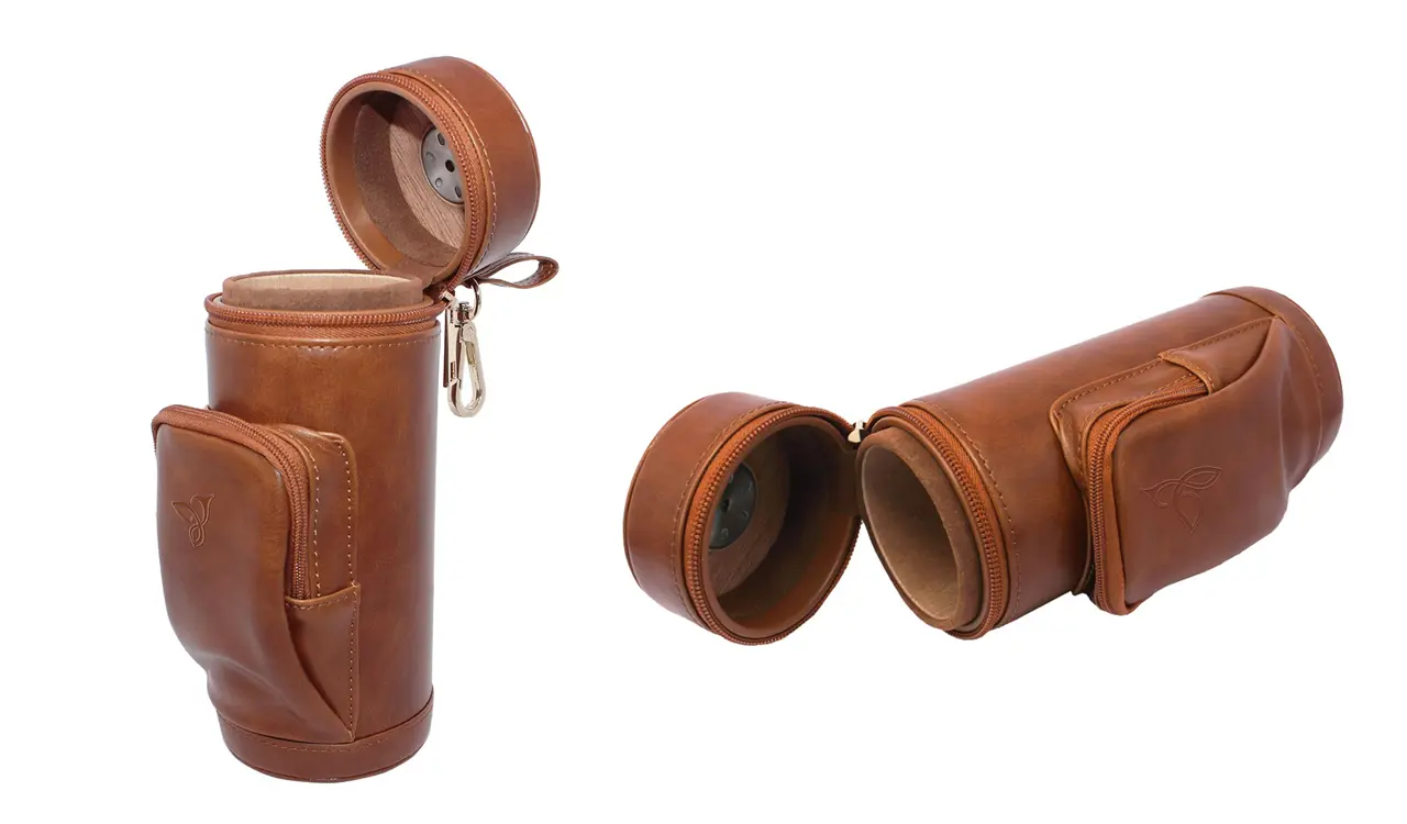 Premium Craftsmanship and Design Leather Cigar Humidor