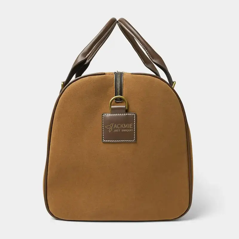 Wholesale Custom Genuine Real Suede Leather Duffle Travel Bag Factory, Supplier