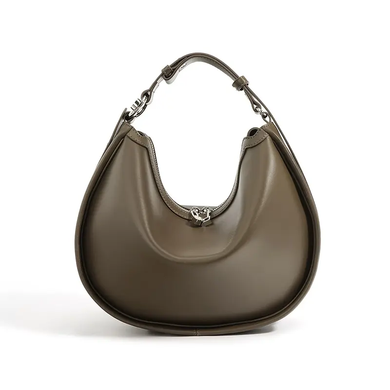 Wholesale Leather Underarm Bag Delicate Crescent Bag Women's Handbag Shoulder Bag Commuter Crossbody Bag Manufacturers, Factory