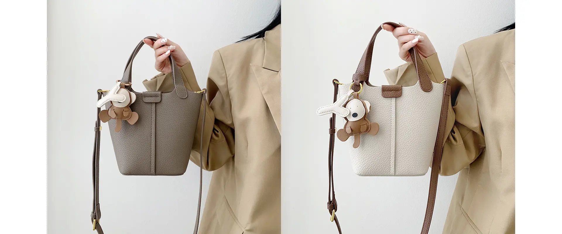 Sleek and stylish genuine leather tote bag