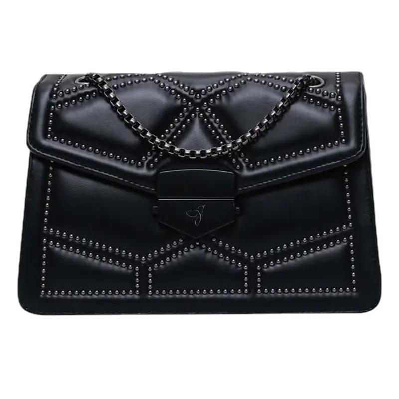 China Diamond Quilting Leather Chain Shoulder Bag Manufacturers, Factories