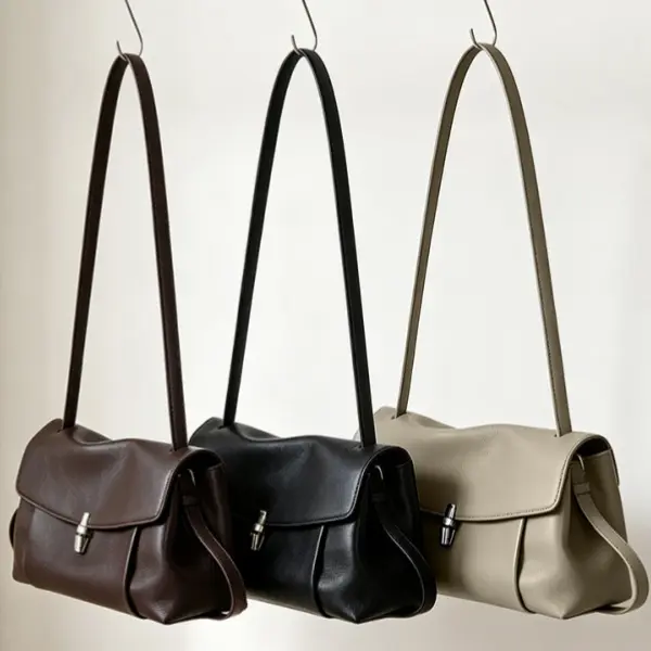 Wholesale 2026 New Arrival Genuine Leather Women's Shoulder Bag Summer Top Grain Cowhide Large Capacity Underarm Bag Fashion Crossbody Handbag Factories, Supplier