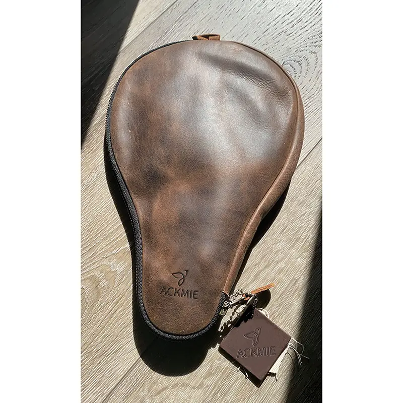 Wholesale Full Grain Leather Table Tennis Paddle Case Manufacturer, Factory