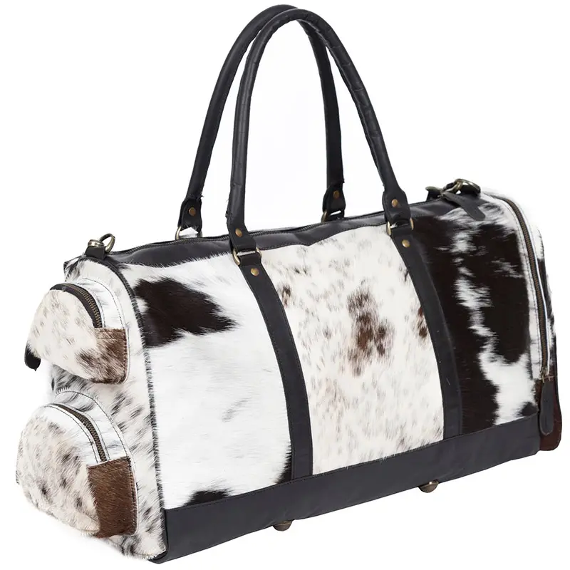 Wholesale Black Pony Hair Leather Travel Bag Manufacturer, Manufacturers