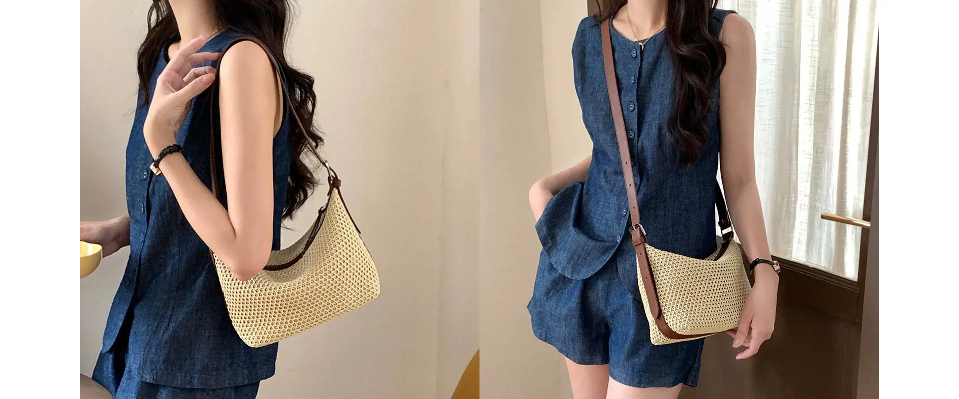 Summer Straw Bag Detail 1