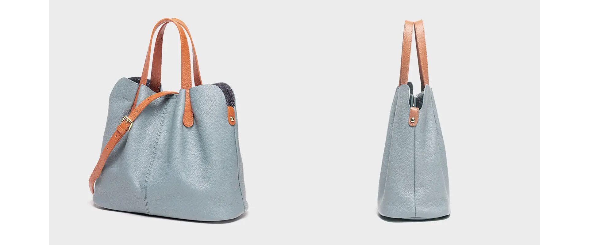 Featured Cowhide Leather Handbag View 2