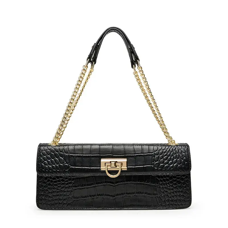 China Crocodile Print Women's Chain Bag Shoulder Bag Manufacturer, Manufacturers