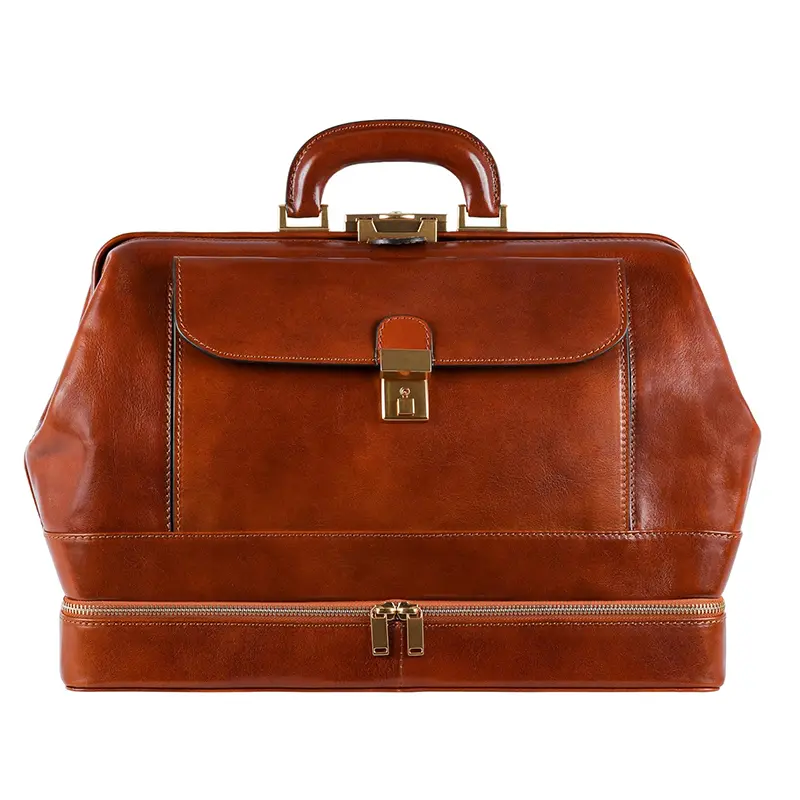Wholesale Vintage Style Tote Bag Office Bag Leather Doctor Bag Medical Bag Factory, Suppliers