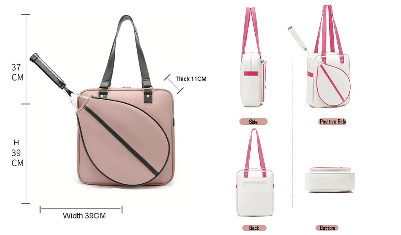 Professional Tennis Bag Compartment Details