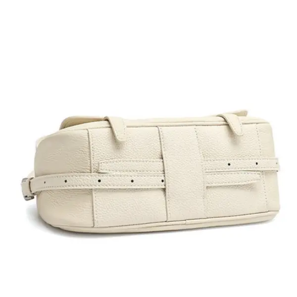 China Genuine Full Grain Leather Messenger Bag, Women Vintage Casual Commute Shoulder Bag, Versatile Real Leather Handbag Manufacturers, Factory
