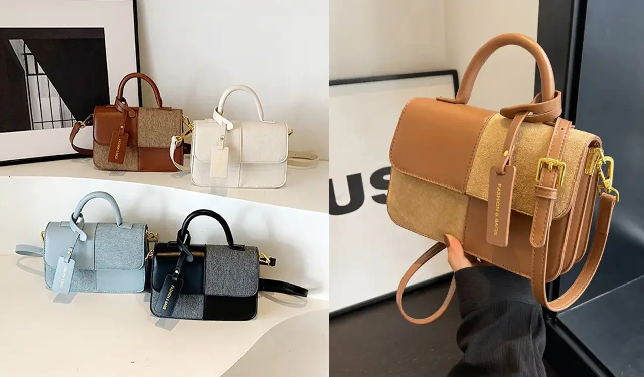 Interior Compartments of the Shoulder Bag