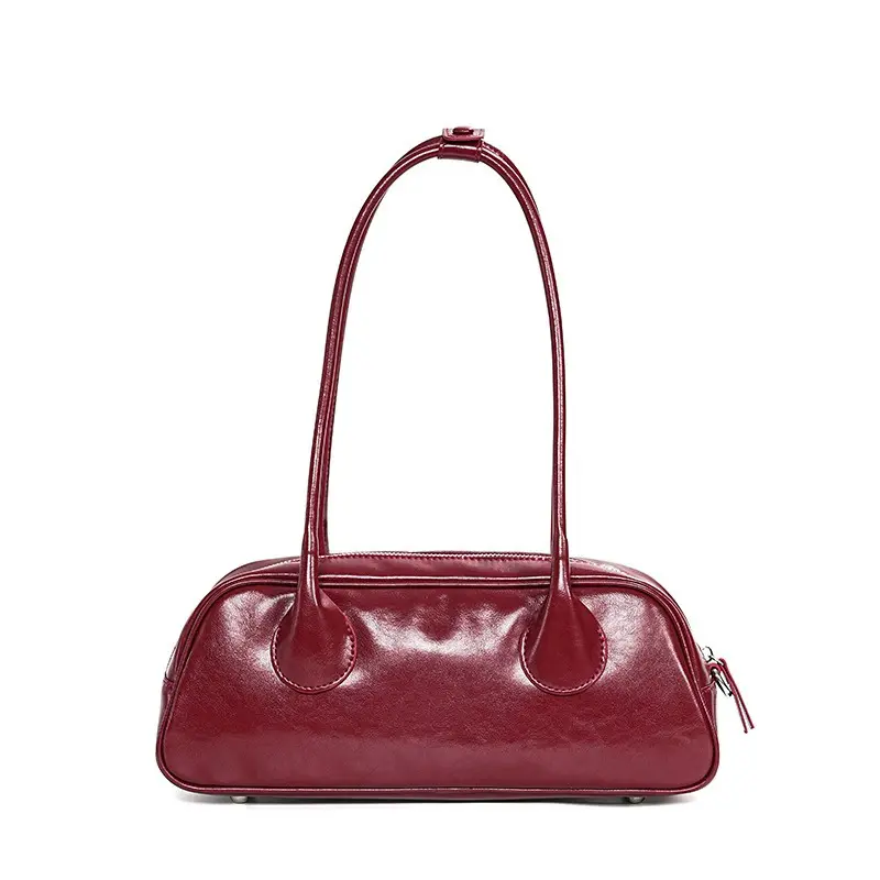 China Genuine Leather Bowling Shoulder Bag Handbag Bag Manufacturers, Factory