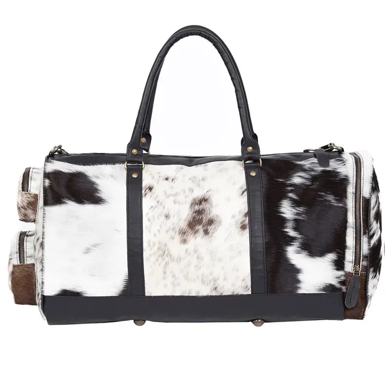 Wholesale Black Pony Hair Leather Travel Bag Manufacturer, Manufacturers