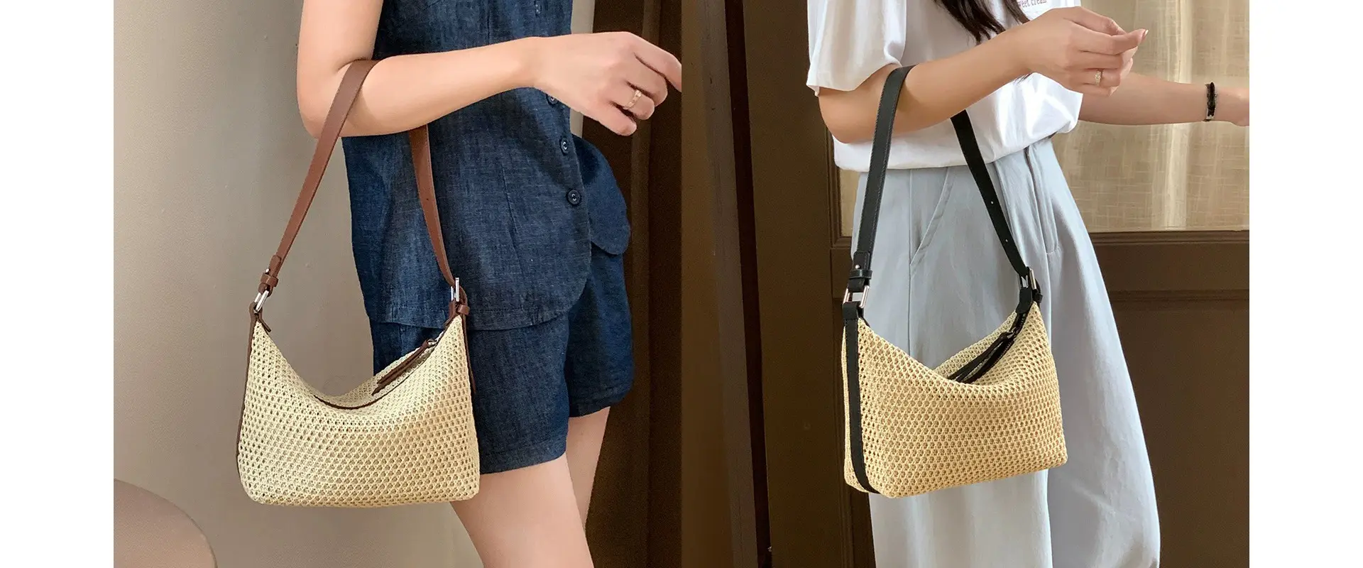 Summer Straw Bag Detail 3