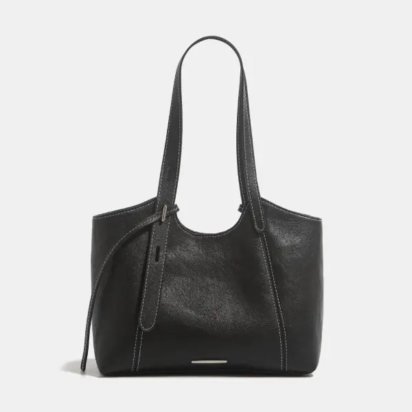 China Hot Sale Women's Luxury Genuine Leather Waterproof Foldable Handbag for Daily Business Travel Use Manufacturer, Supplier