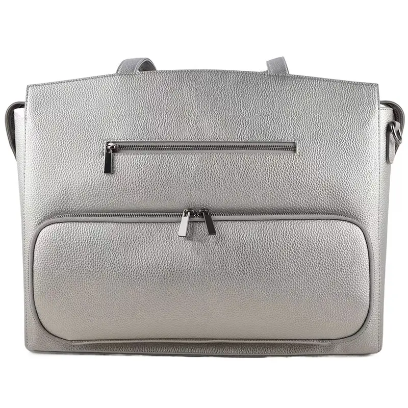 China Women's Handbag with Insulated Lunch Compartment PU Leather Work Bag Suppliers, Supplier