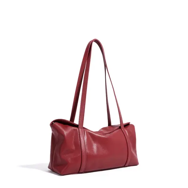 China Women's Designed Custom Zipper Closure Waterproof Genuine Leather Polyester Shoulder Strap 1-1.9L Capacity Manufacturer, Suppliers