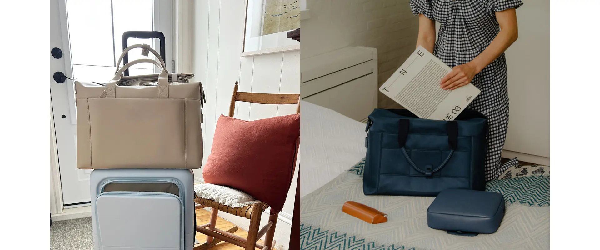 Trolley Sleeve and Travel Strap Details