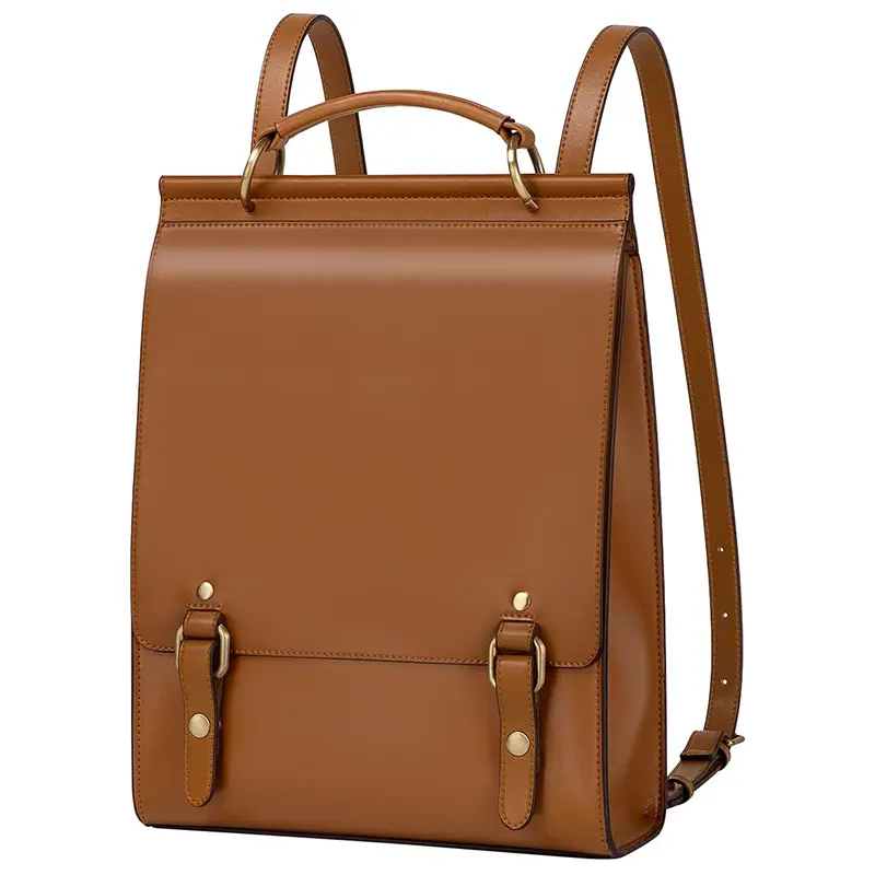 Wholesale Women's Genuine Leather Backpack Vintage Laptop Bag Manufacturer, Manufacturers