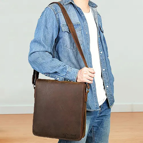 Casual Leather Crossbody Bag styling