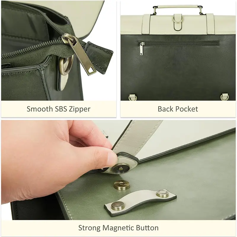 Wholesale Women's Laptop Backpack Vegan Leather Briefcase Factory, Factories