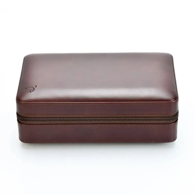 China Cedar Leather Humidor with Cigar Accessories Gift Set Manufacturer, Factories