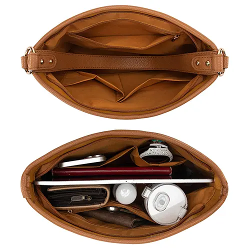 Portable size and dimensions of the shoulder bag