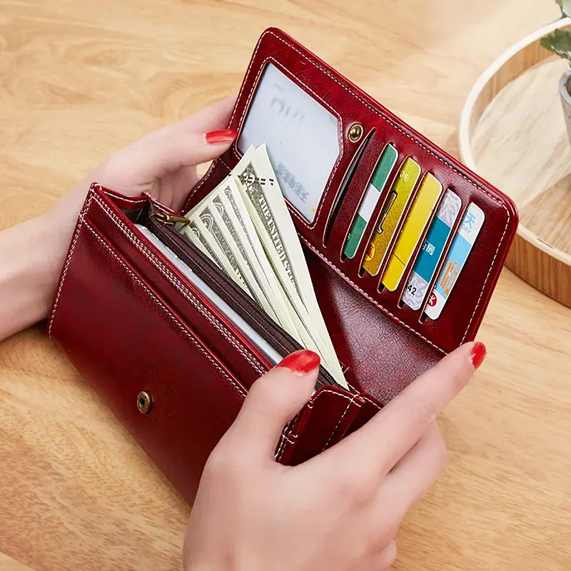 China PU Leather Women's Wallet Women's Leather Clutch Bag Factories, Supplier