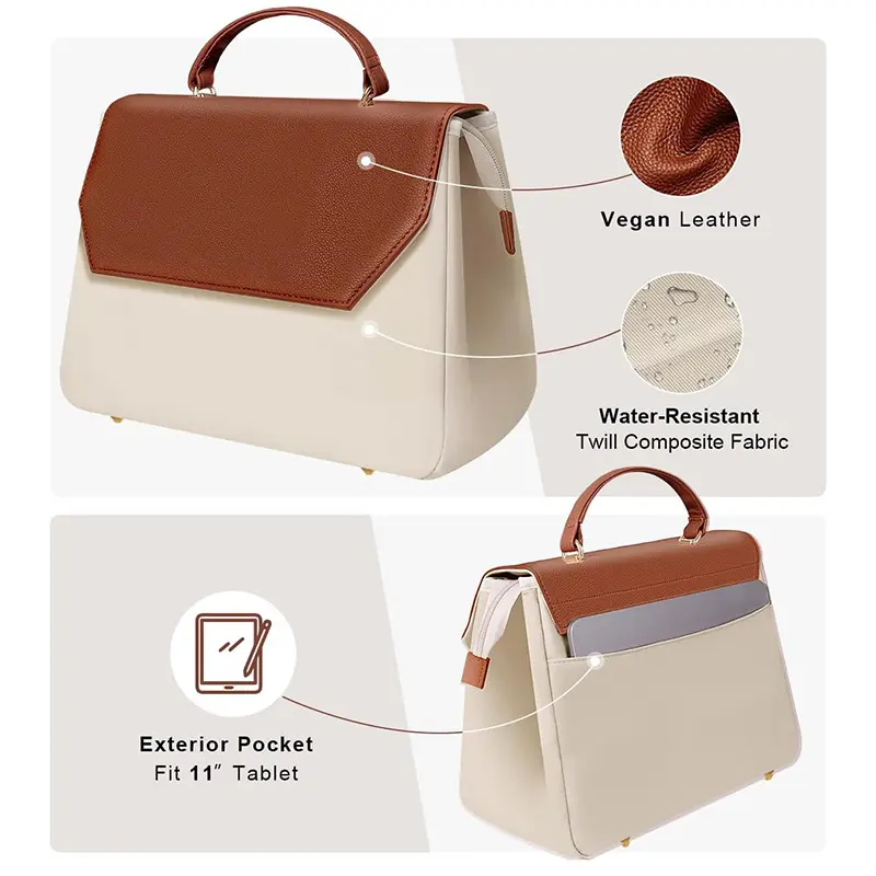 Wholesale Vegan Leather Insulated Leakproof Lunch Box with Detachable Shoulder Strap Manufacturer, Supplier