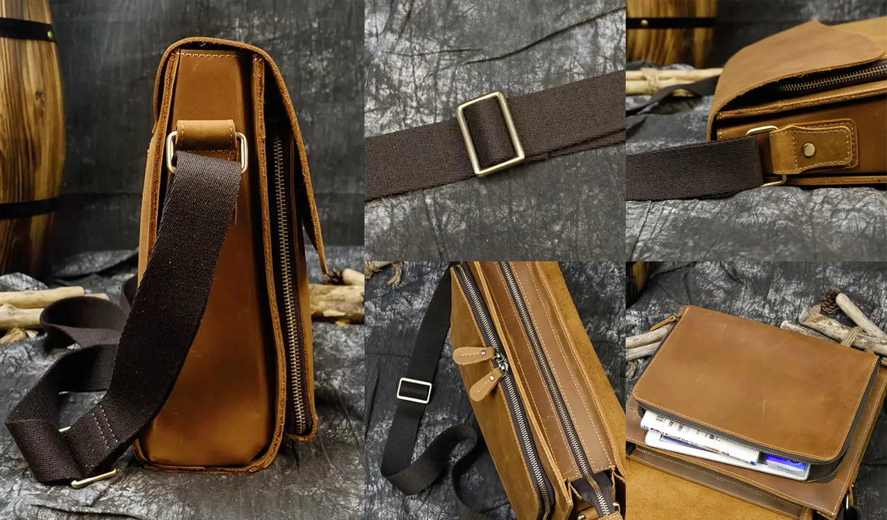 Genuine Cowhide Leather Craftsmanship
