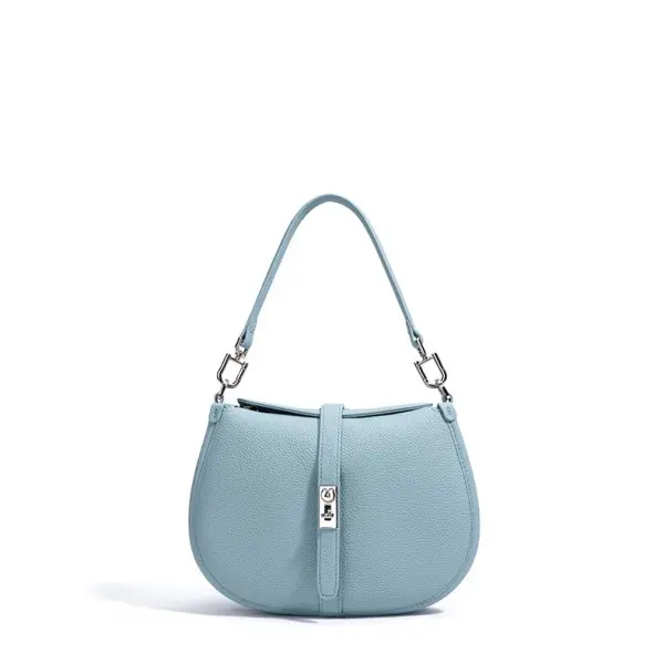 Wholesale Hot Sale Women's Designed Custom Zipper Closure Waterproof Genuine Leather Polyester Shoulder Strap Suppliers, Supplier
