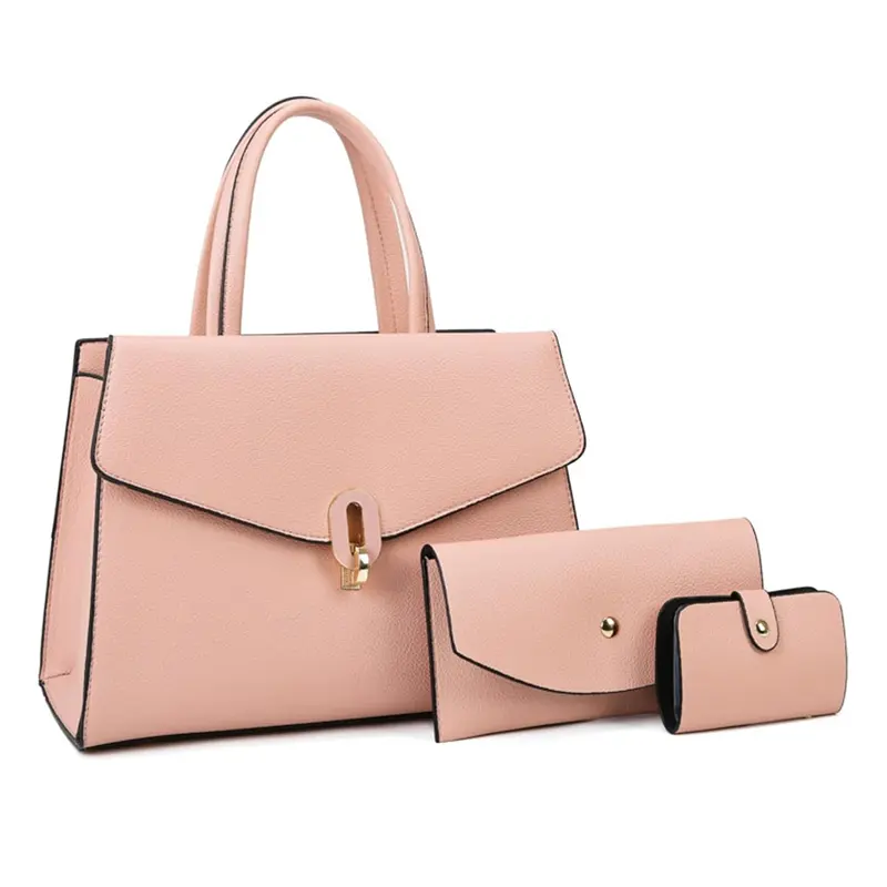China Women's Handbags and Wallets Sets Vintage Tote Sets Top Handle Shoulder Bags Factory, Supplier