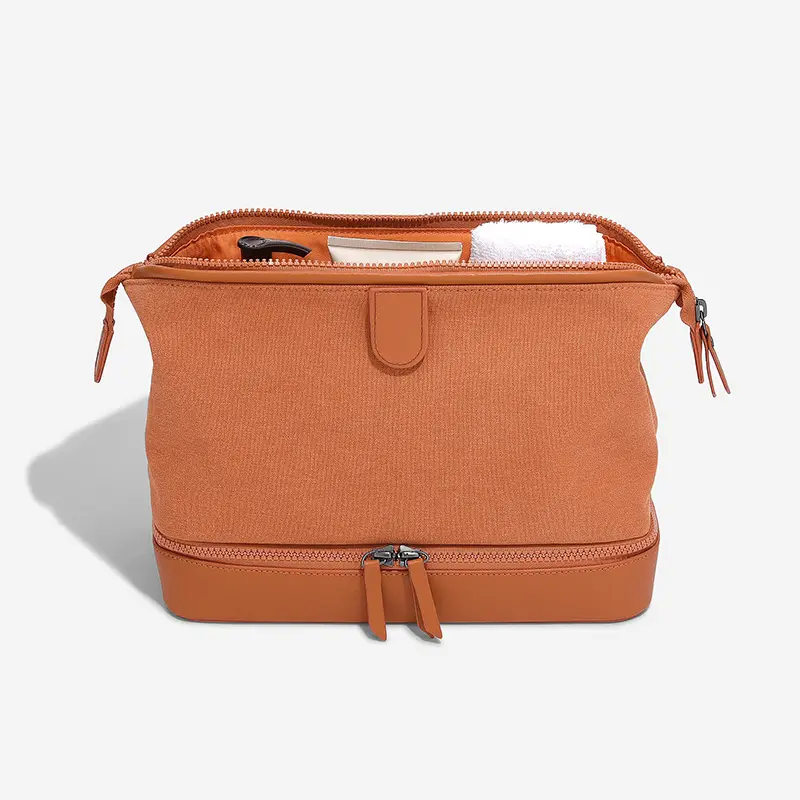 China Large Toiletry Bag Double Layer Cosmetic Bag Washbag Manufacturers, Factory