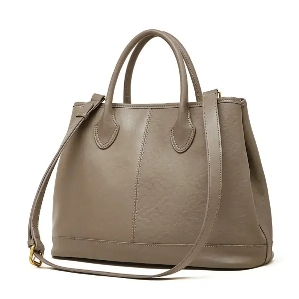 Wholesale 2026 New Genuine Leather Tote Bag for Women, Large Capacity Versatile Handbag, Fashion High-End Shoulder Crossbody Bag Manufacturers, Factory