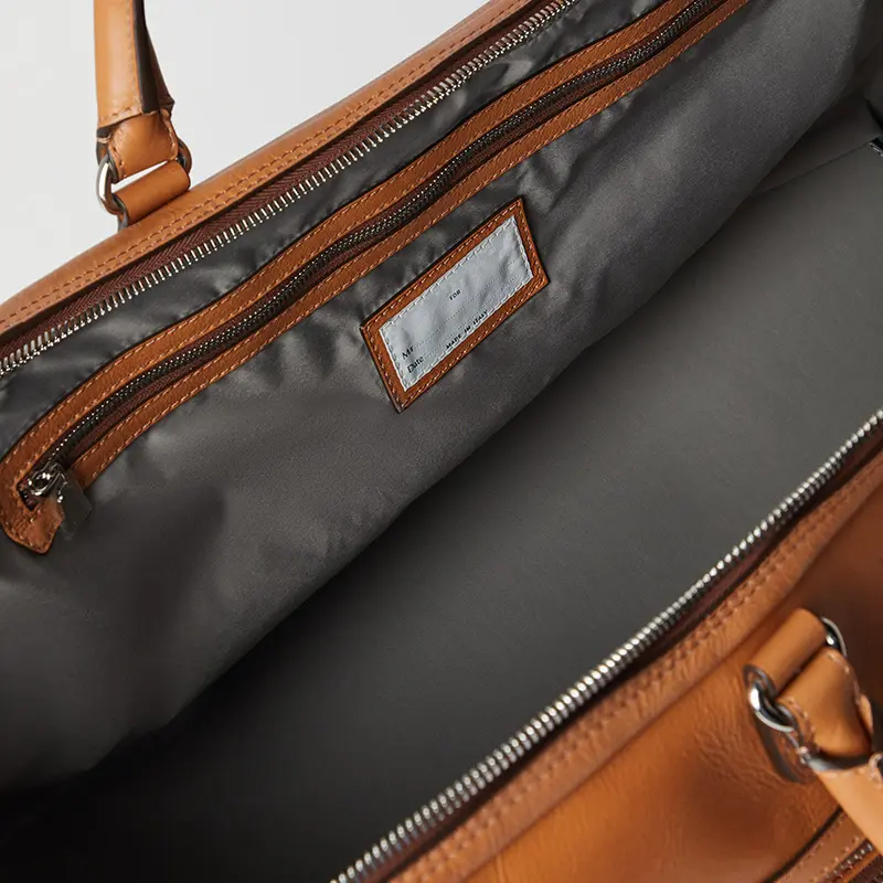 Wholesale Cowhide Trolley Bag Wheeled Duffel Bag Manufacturer, Factories