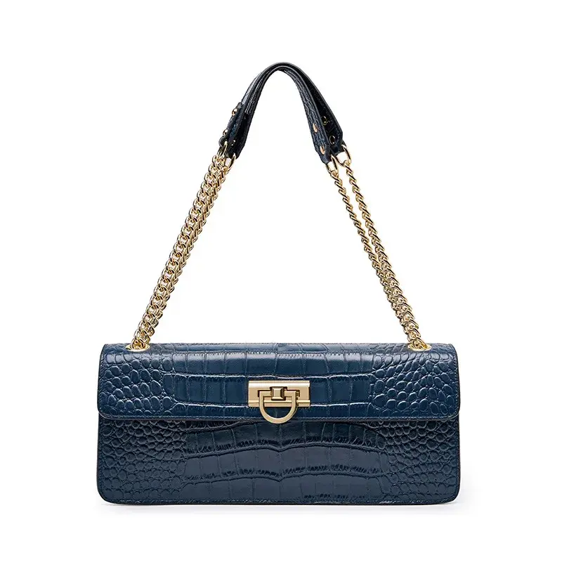 China Crocodile Print Women's Chain Bag Shoulder Bag Manufacturer, Manufacturers