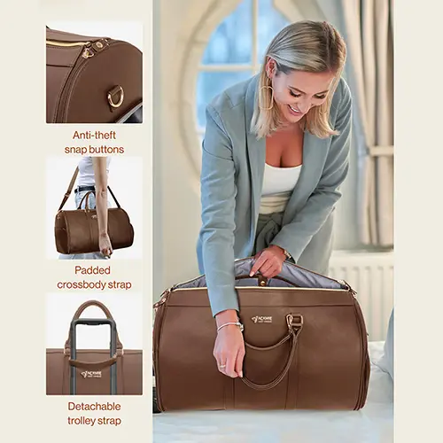 Versatile Carry Options and Removable Shoulder Strap