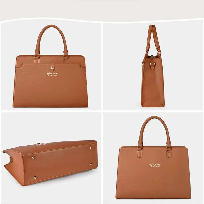 China 15.6 Inch Leather Laptop Business Shoulder Bag Factories, Suppliers