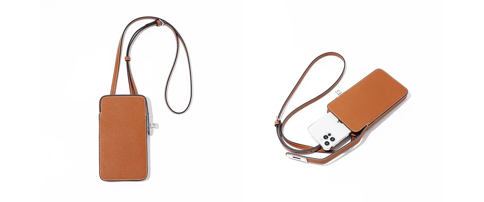 Leather Phone Case Front View