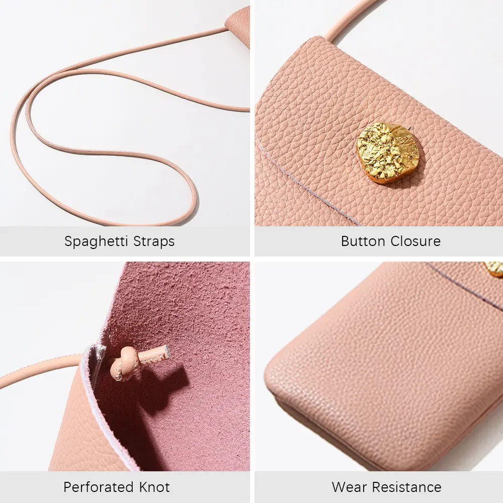 Wholesale Cowhide Phone Bag Women's Shoulder Bag Crossbody Small Bag Manufacturer, Supplier