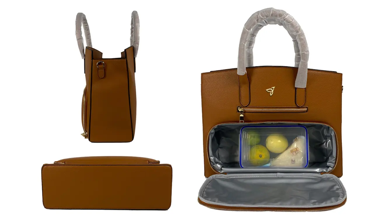 Exceptional Insulation Leather Lunch Box