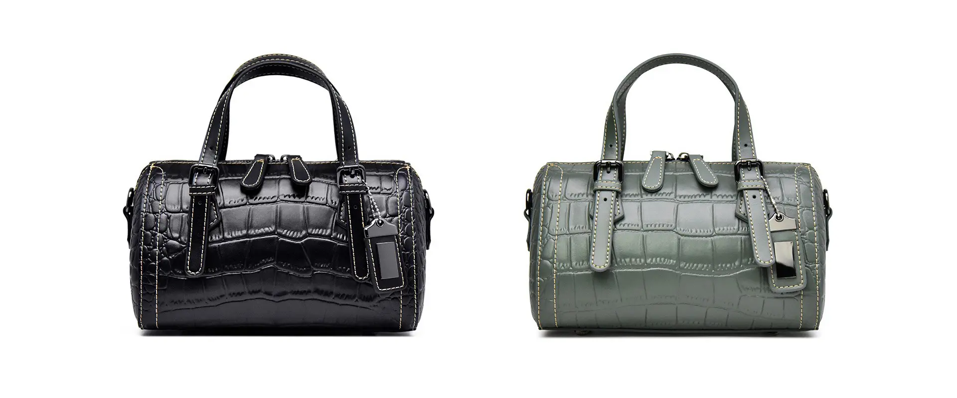 Leather Shoulder Bag Internal Compartments