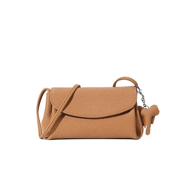 China 2026 Women Small Genuine Leather Crossbody Bag, Stylish Minimalist Designer Phone Purse, Fashion Versatile Ladies Shoulder Handbag Manufacturer, Supplier