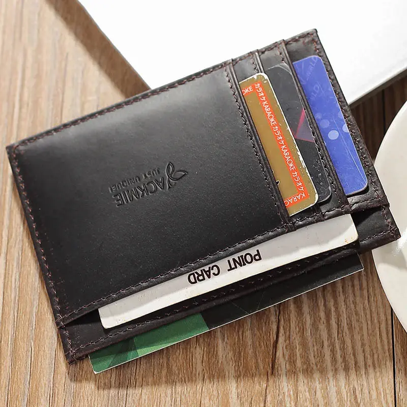 China Genuine Leather Card Holder Anti-magnetic Card Bag Manufacturers, Factory