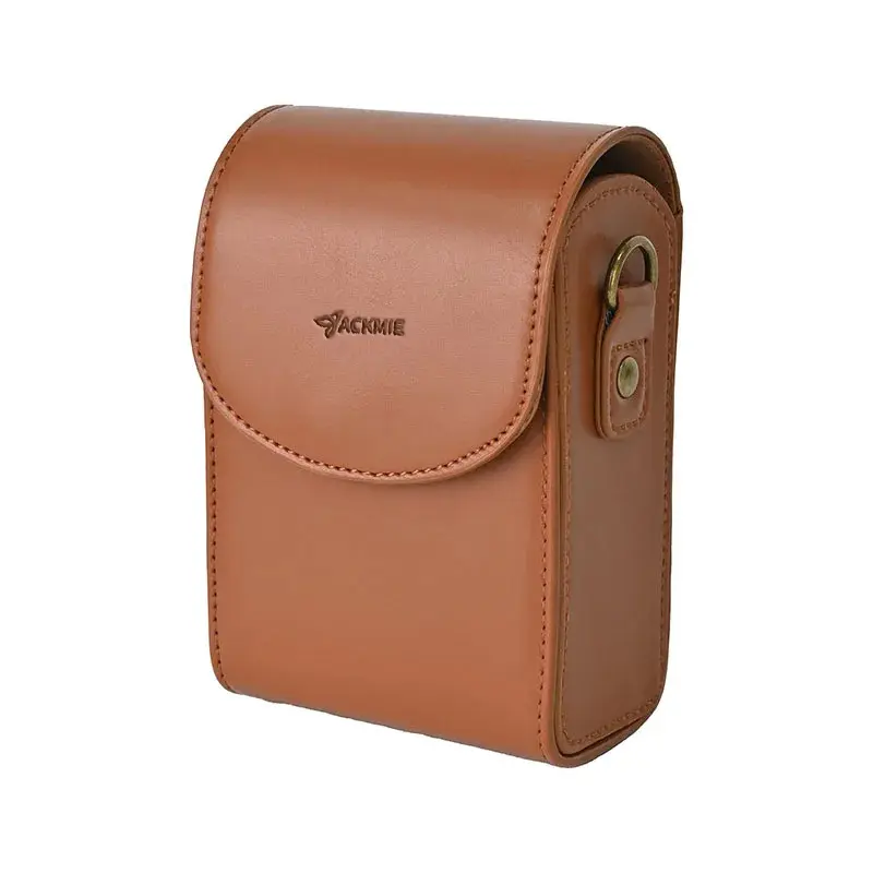 China PU Leather Solid Color Camera Messenger Bag Vintage Camera Bag Manufacturer, Suppliers