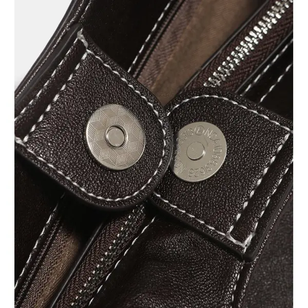 China Hot Sale Women's Luxury Genuine Leather Waterproof Foldable Handbag for Daily Business Travel Use Manufacturer, Supplier