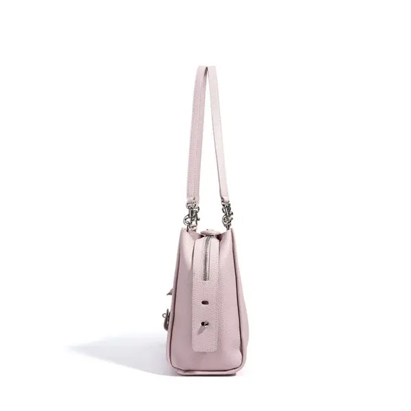 China Genuine Leather Luxury Fashion Designer Button Closure Waterproof Polyester Casual Large Capacity Shoulder Strap Women Handbag Manufacturers, Factories