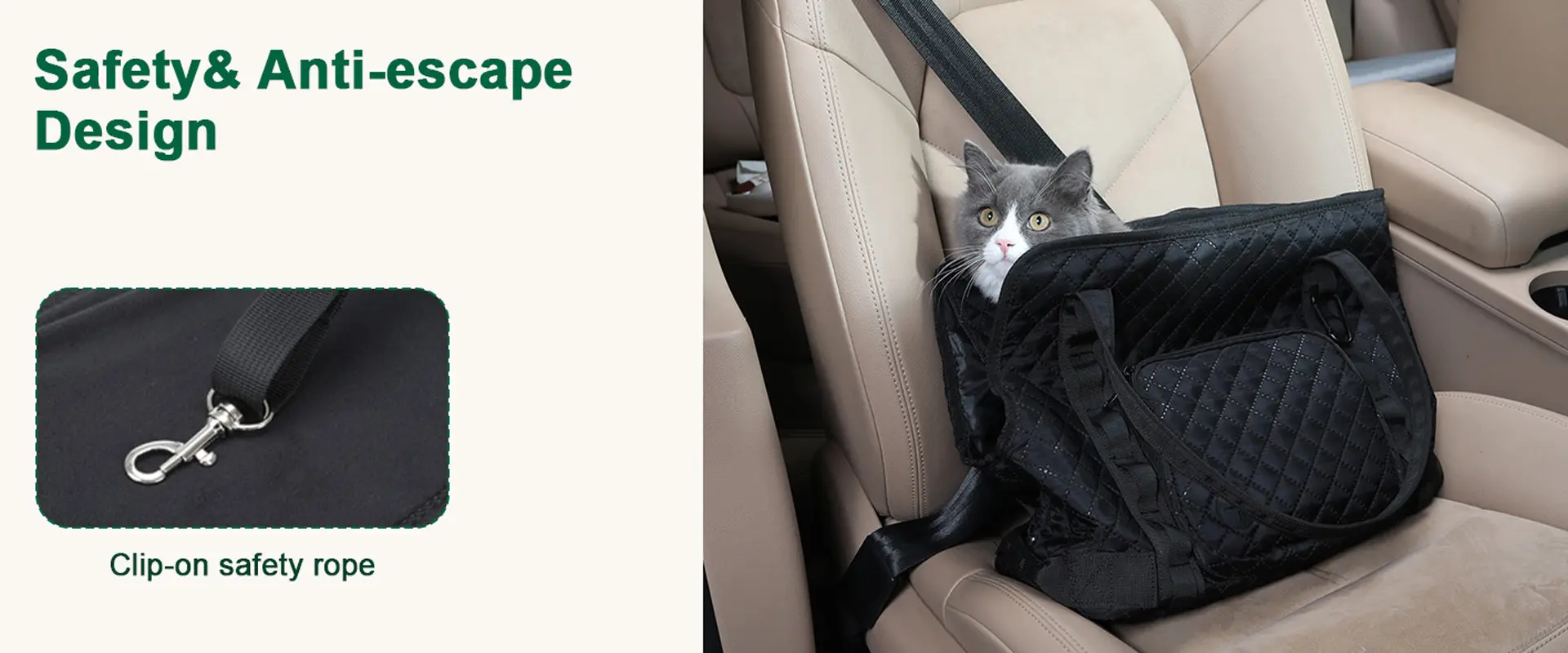 Secure Dog Carrier Interior and Bottom Board